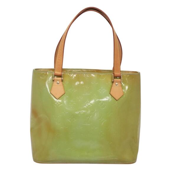 LOUIS VUITTON Monogram Vernis Houston Hand Bag Baby Blue M91005 - Picture 2 of 12